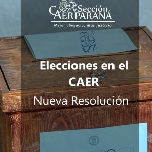 Elecciones en el CAER. Apertura de urnas para votar